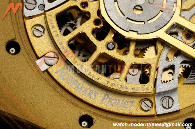 Audemars Piguet - Royal Oak Openworked 39mm 16204BA YG/YG Skeleton Dial ZF A7124 | 오데마 피게 - 로얄 오크 오픈워크 39mm 16204BA YG/YG 스켈레톤 다이얼 ZF A7124