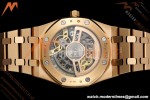 Audemars Piguet - Royal Oak Openworked 39mm 16204OR RG/RG Skeleton Dial ZF A7124