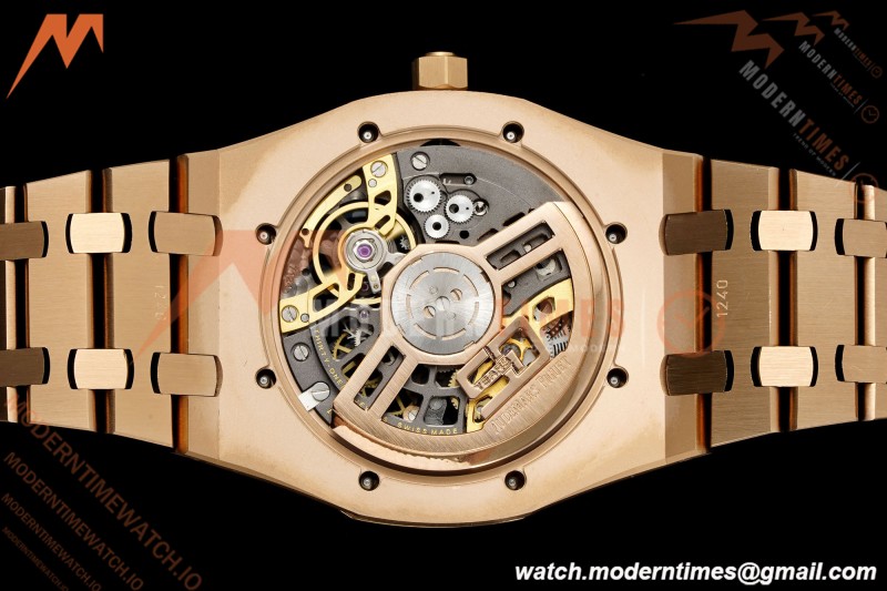 Audemars Piguet - Royal Oak Openworked 39mm 16204OR RG/RG Skeleton Dial ZF A7124