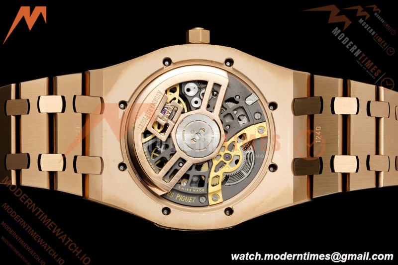 Audemars Piguet - Royal Oak Openworked 39mm 16204OR RG/RG Skeleton Dial ZF A7124