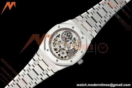 Audemars Piguet - Royal Oak Openworked 39mm 16204ST SS/SS Skeleton Dial ZF A7124