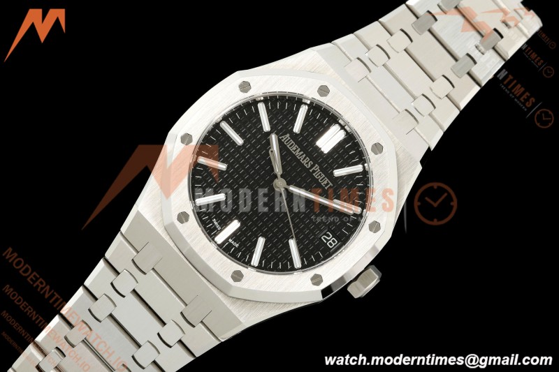 Audemars Piguet - Royal Oak 41mm 15510ST SS/SS Blk/Stk TOP SA4302 Mod | 오데마 피게 - 로얄 오크 41mm 15510ST SS/SS 블랙/스틸 탑 SA4302 모드