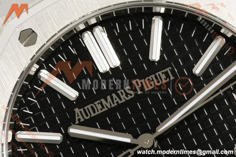 Audemars Piguet - Royal Oak 41mm 15510ST SS/SS Blk/Stk TOP SA4302 Mod | 오데마 피게 - 로얄 오크 41mm 15510ST SS/SS 블랙/스틸 탑 SA4302 모드