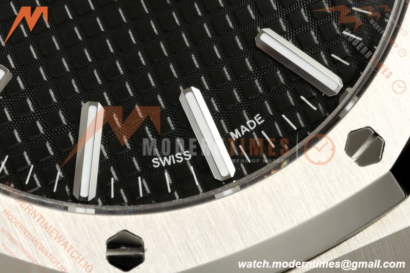 Audemars Piguet - Royal Oak 41mm 15510ST SS/SS Blk/Stk TOP SA4302 Mod | 오데마 피게 - 로얄 오크 41mm 15510ST SS/SS 블랙/스틸 탑 SA4302 모드