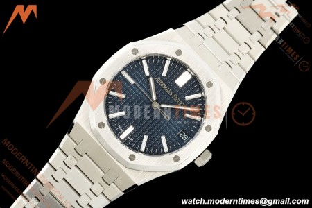 Audemars Piguet - Royal Oak 41mm 15510ST SS/SS Blu/Stk TOP SA4302 Mod
