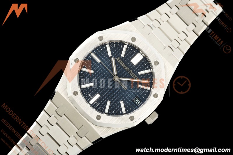 Audemars Piguet - Royal Oak 41mm 15510ST SS/SS Blu/Stk TOP SA4302 Mod