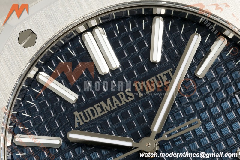 Audemars Piguet - Royal Oak 41mm 15510ST SS/SS Blu/Stk TOP SA4302 Mod