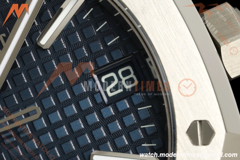 Audemars Piguet - Royal Oak 41mm 15510ST SS/SS Blu/Stk TOP SA4302 Mod