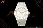 Audemars Piguet - Royal Oak 41mm 15510ST SS/SS Wht/Stk TOP SA4302 Mod | 오데마 피게 - 로얄 오크 41mm 15510ST SS/SS 화이트/스틸 탑 SA4302 모드