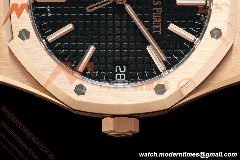 Audemars Piguet - Royal Oak 41mm 15510OR Gain Weight RG/RG Black Dial DDF DD4302 Mod