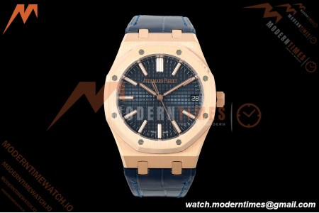 Audemars Piguet - Royal Oak 41mm 15510OR Gain Weight RG/LE Blue Dial DDF DD4302 Mod