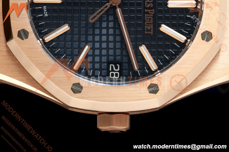 Audemars Piguet - Royal Oak 41mm 15510OR Gain Weight RG/LE Blue Dial DDF DD4302 Mod