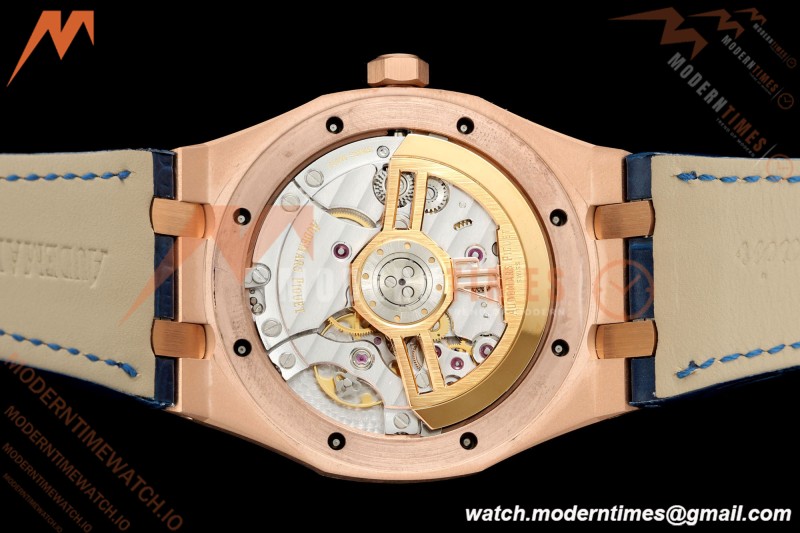 Audemars Piguet - Royal Oak 41mm 15510OR Gain Weight RG/LE Blue Dial DDF DD4302 Mod