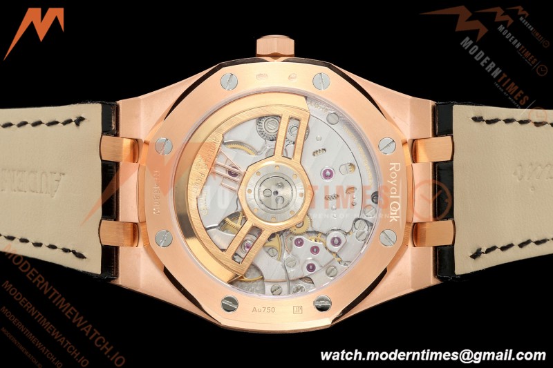 Audemars Piguet - Royal Oak 41mm 15510OR Gain Weight RG/LE Black Dial DDF DD4302 Mod