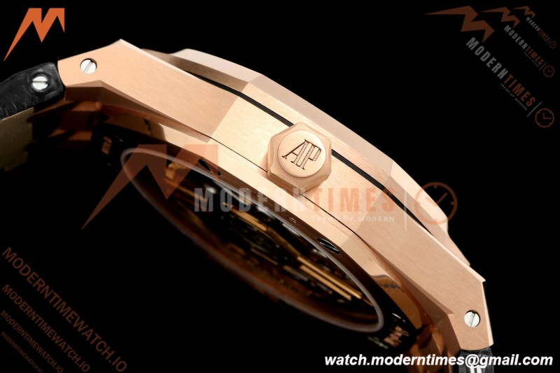 Audemars Piguet - Royal Oak 41mm 15510OR Gain Weight RG/LE Black Dial DDF DD4302 Mod