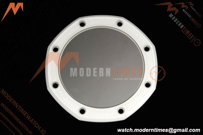 Audemars Piguet - Royal Oak 15500 41mm White Ceramic Sunflower APSF SA4302 Mod
