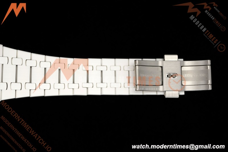 Audemars Piguet - Royal Oak 15500 41mm White Ceramic Sunflower APSF SA4302 Mod