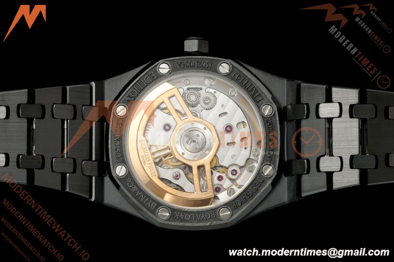 Audemars Piguet - Royal Oak 15500 41mm Black Ceramic Sunflower APSF SA4302 Mod