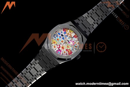 Audemars Piguet - Royal Oak 15500 41mm Black Ceramic Sunflower APSF SA4302 Mod