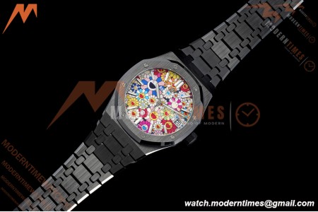 Audemars Piguet - Royal Oak 15500 41mm Black Ceramic Sunflower APSF SA4302 Mod