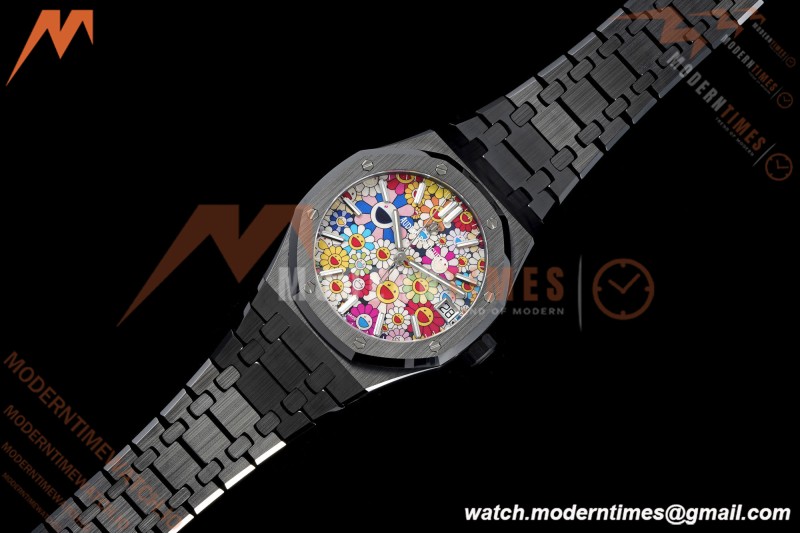 Audemars Piguet - Royal Oak 15500 41mm Black Ceramic Sunflower APSF SA4302 Mod