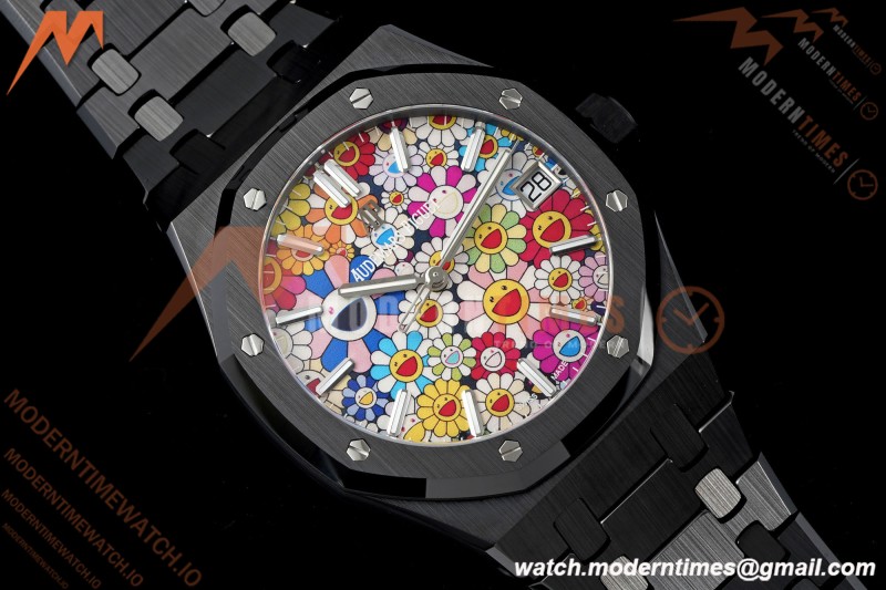 Audemars Piguet - Royal Oak 15500 41mm Black Ceramic Sunflower APSF SA4302 Mod