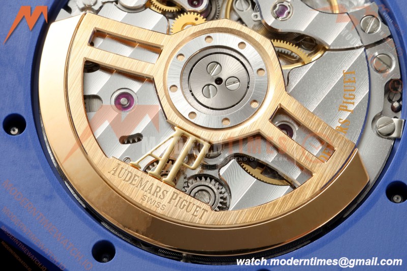 Audemars Piguet - Royal Oak 15500 41mm Blue Ceramic Sunflower APSF SA4302 Mod