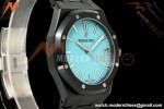 Audemars Piguet - Royal Oak 15500 41mm Black Ceramic Tiffany Blue APSF SA4302 Mod