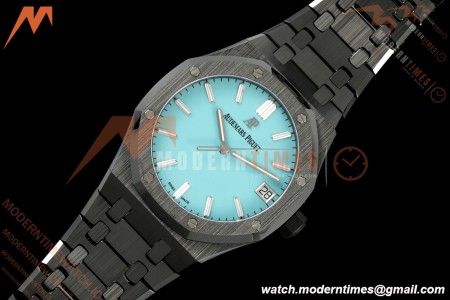 Audemars Piguet - Royal Oak 15500 41mm Black Ceramic Tiffany Blue APSF SA4302 Mod