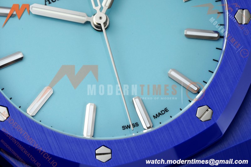 Audemars Piguet - Royal Oak 15500ST 41mm Blue Ceramic Tiffany Blue Dial APSF A4302 Mod