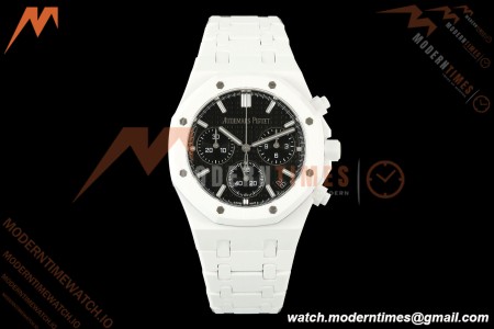 Audemars Piguet - Royal Oak Chrono 26240CE 41mm White Ceramic Black Dial APSF SA4401