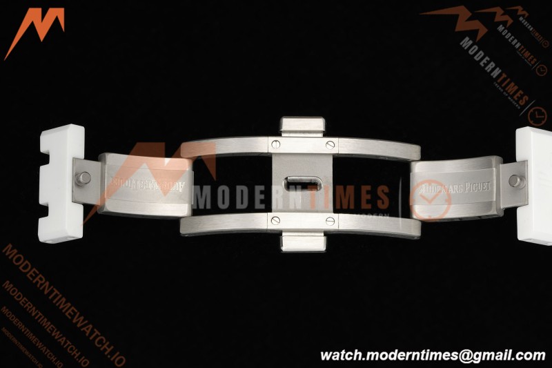 Audemars Piguet - Royal Oak 15500ST 41mm White Ceramic Tiffany Blue Dial APSF A4302 Mod