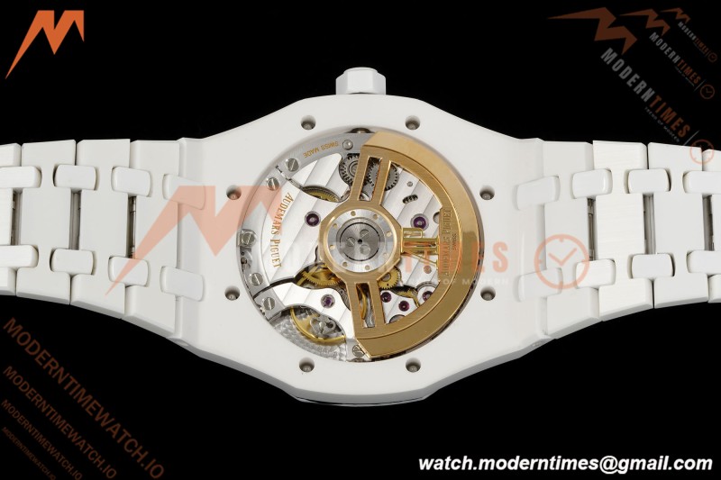Audemars Piguet - Royal Oak 15500ST 41mm White Ceramic Tiffany Blue Dial APSF A4302 Mod