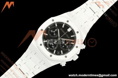Audemars Piguet - Royal Oak Chrono 26240CE 41mm White Ceramic Black Dial APSF SA4401