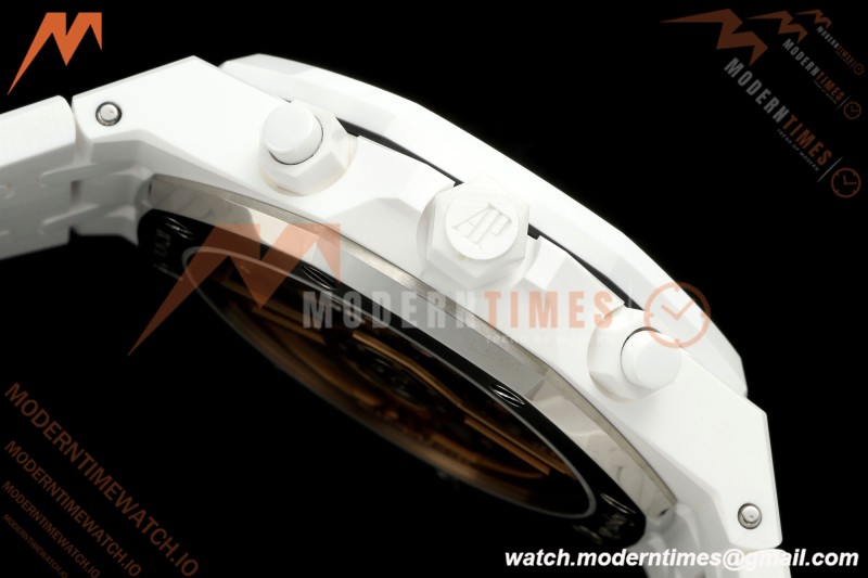 Audemars Piguet - Royal Oak Chrono 26240CE 41mm White Ceramic Black Dial APSF SA4401