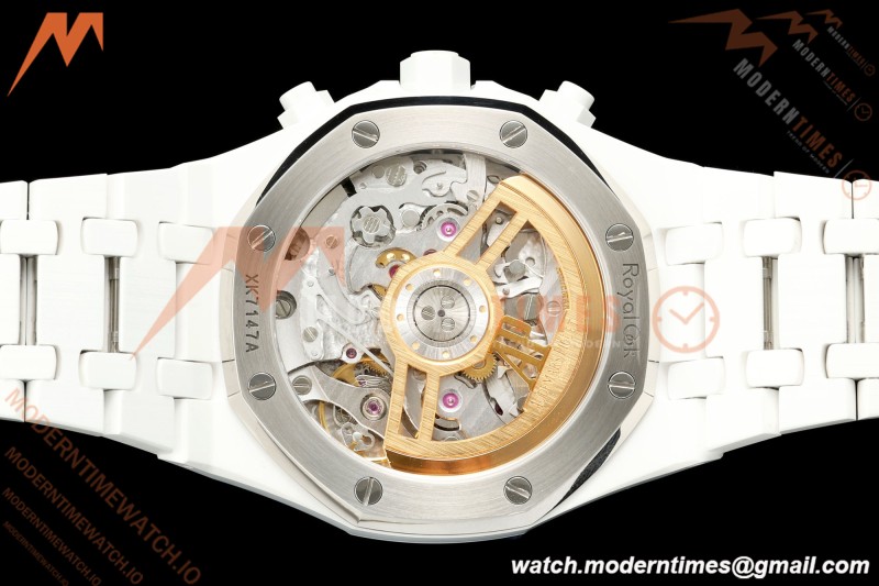 Audemars Piguet - Royal Oak Chrono 26240CE 41mm White Ceramic Black Dial APSF SA4401