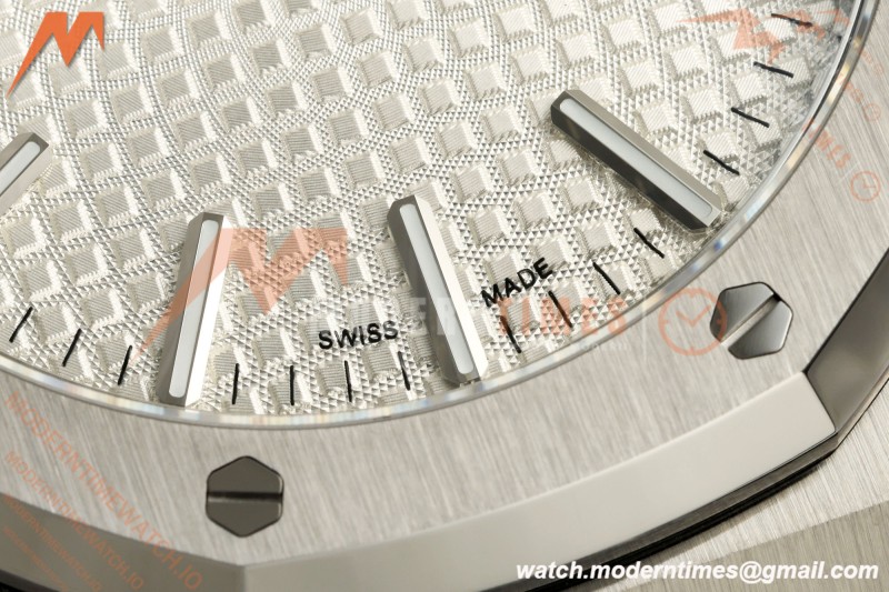 Audemars Piguet - Royal Oak 41mm 15510ST SS/RU Wht/Stk DDF DD4302 Mod