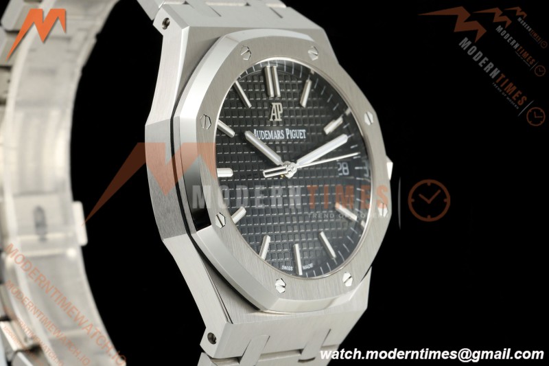 Audemars Piguet - Royal Oak 15500 41mm SS/SS Blk/Stk APSF V3 SA4302 Free Sprung