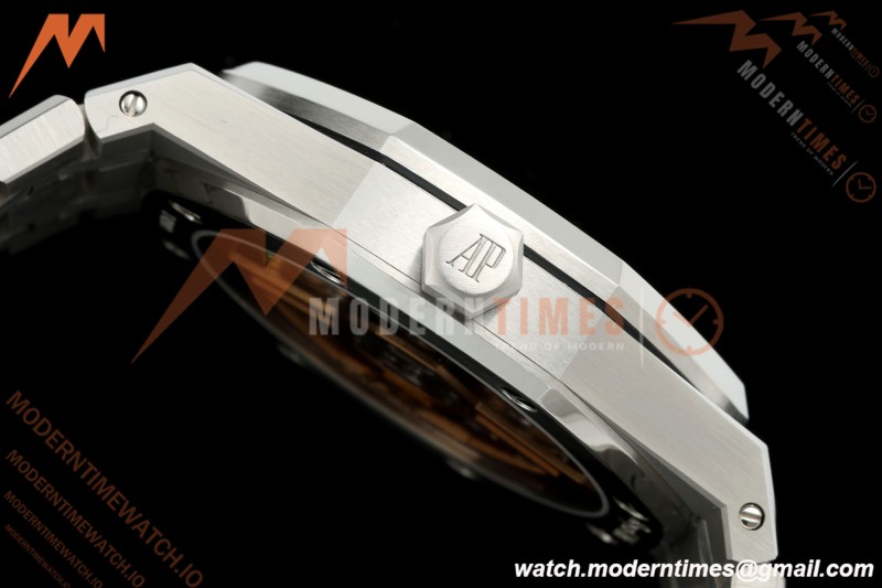 Audemars Piguet - Royal Oak 15500 41mm SS/SS Blk/Stk APSF V3 SA4302 Free Sprung