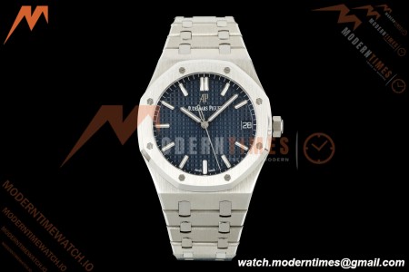 Audemars Piguet - Royal Oak 15500 41mm SS/SS Blu/Stk APSF V3 SA4302 Free Sprung