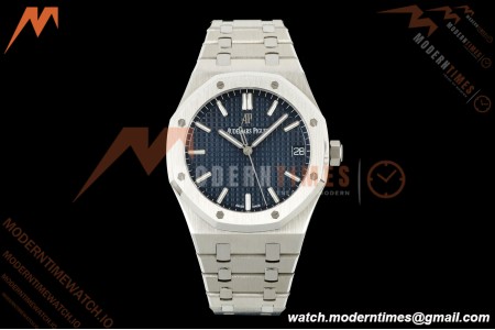 Audemars Piguet - Royal Oak 15500 41mm SS/SS Blu/Stk APSF V3 SA4302 Free Sprung | 오데마 피게 - 로열 오크 15500 41mm 스테인리스 스틸/스테인리스 스틸 블루/스틱 인덱스 APSF V3 SA4302 프리 스프렁