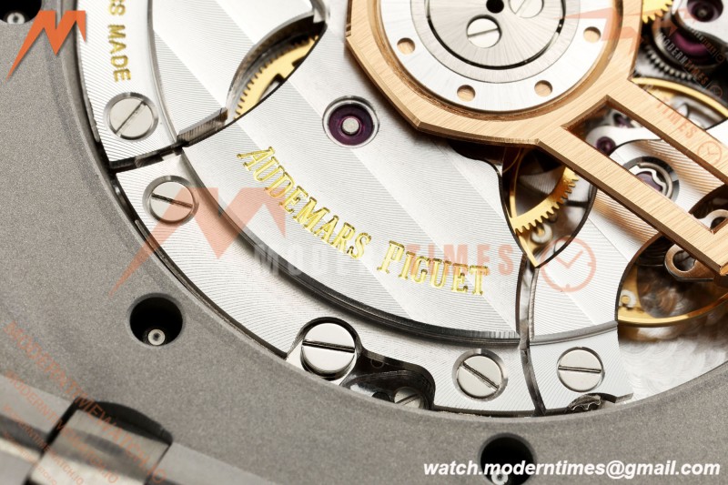 Audemars Piguet - Royal Oak 15500 41mm SS/SS Blu/Stk APSF V3 SA4302 Free Sprung | 오데마 피게 - 로열 오크 15500 41mm 스테인리스 스틸/스테인리스 스틸 블루/스틱 인덱스 APSF V3 SA4302 프리 스프렁