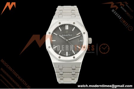 Audemars Piguet - Royal Oak 15500 41mm SS/SS Grey/Stk APSF V3 SA4302 Free Sprung | 오데마 피게 - 로열 오크 15500 41mm 스테인리스 스틸/스테인리스 스틸 그레이/스틱 인덱스 APSF V3 SA4302 프리 스프렁