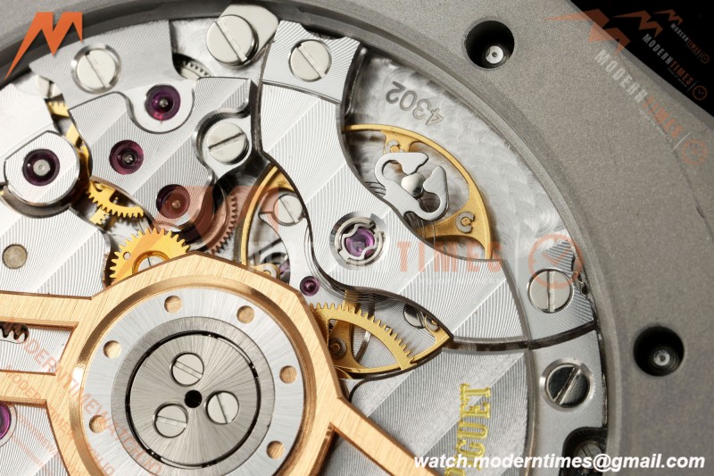 Audemars Piguet - Royal Oak 15500 41mm SS/SS Grey/Stk APSF V3 SA4302 Free Sprung