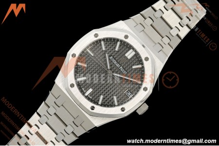 Audemars Piguet - Royal Oak 15500 41mm SS/SS Grey/Stk APSF V3 SA4302 Free Sprung | 오데마 피게 - 로열 오크 15500 41mm 스테인리스 스틸/스테인리스 스틸 그레이/스틱 인덱스 APSF V3 SA4302 프리 스프렁