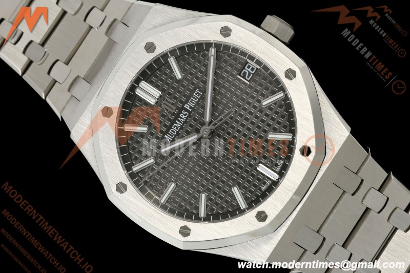 Audemars Piguet - Royal Oak 15500 41mm SS/SS Grey/Stk APSF V3 SA4302 Free Sprung