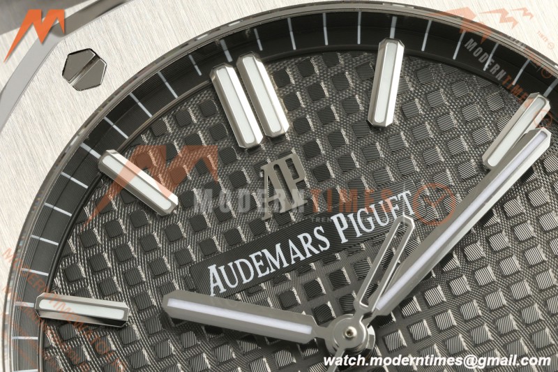 Audemars Piguet - Royal Oak 15500 41mm SS/SS Grey/Stk APSF V3 SA4302 Free Sprung