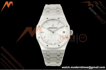 Audemars Piguet - Royal Oak 15500 41mm SS/SS Wht/Stk APSF V3 SA4302 Free Sprung | 오데마 피게 - 로열 오크 15500 41mm 스테인리스 스틸/스테인리스 스틸 화이트/스틱 인덱스 APSF V3 SA4302 프리 스프렁