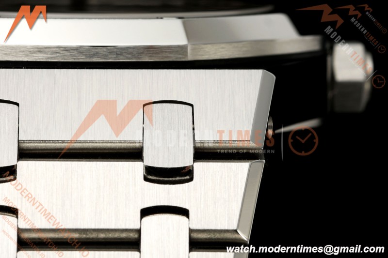 Audemars Piguet - Royal Oak 15500 41mm SS/SS Wht/Stk APSF V3 SA4302 Free Sprung