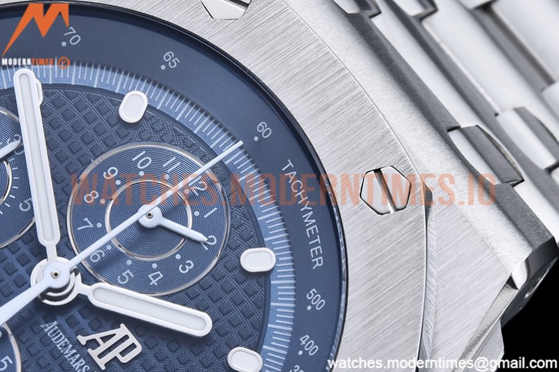 Audemars Piguet - AP ROO Chronograph SS/SS Blue/Stk APF A3126 Mod